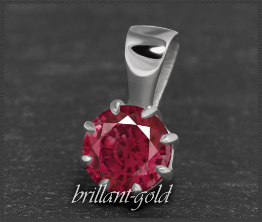 Anhänger mit rotem 1,43ct Rubin, 585 Gold